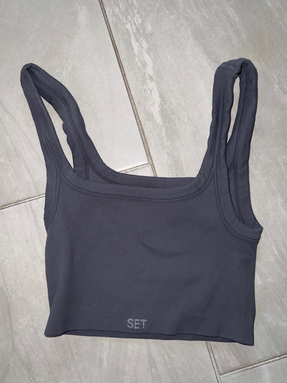 set active ribbed sports bra